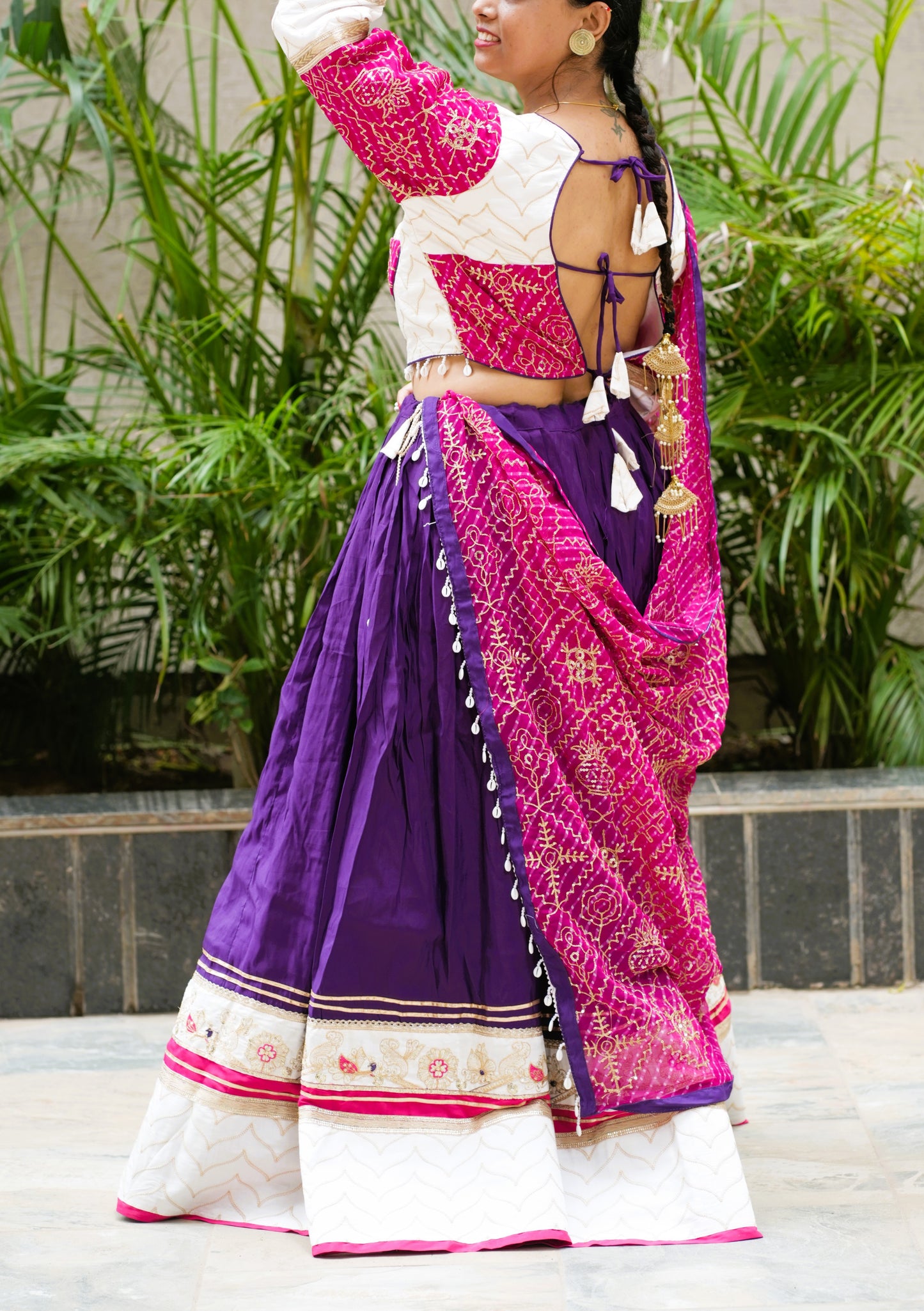 Royal Violet & Ivory Set
